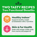 Greenies Feline Smart Purees Healthy Indoor and Skin & Fur Health Lickable Cat Treats, with Real Chicken, with Real Salmon, 0.49 oz. Tubes, 40 Count