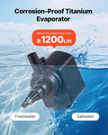 VEVOR Aquarium Chiller 52Gal 1/10HP Quiet Cooler with Titanium Evaporator