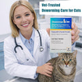 Broad Spectrum Dewormer Tablets for Cats and Kittens ( Praziquantel & Pyrantel Pamoate) for Tapeworms, Roundworms & Hookworms