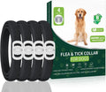 Flea and Tick Prevention for Dogs, 4-Pack Flea Collars, 32-Month Protection