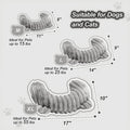 Dog Calming Pillow,Soft and Neck-Friendly,Washable Pet Neck Pillows，14"x9"