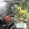 2 Pack Snake Climbing Rings for Ball Python & Corn Snake,Reptile Enrichment Toys for Snake,Ball Python Tank Decor,Reptil