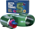 Betta Fish Tunnel Hideout | Aquarium Cave & Tunnel Decor for Betta Fish, Shrimp & Small Fish | Fish Tank Decoration, Bet