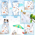 Kacctyen 6 Pack Cat Recovery Suit After Surgery Anti Licking,Fruit