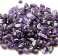 WAYBER 1 Lb/460g Natural Purple Amethyst Quartz Crystal Stones Irregular Decorative Pebble Rock Sand for Aquarium/Fish T