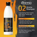 OPAWZ 02 LuxSilk Dog Shampoo, 2- in-1 Dog Shampoo and Conditioner, Reduces Shedding, Dematting, Deshedding, Removes Undercoat, for Long Haired, Silky Coat Dogs and Cats, 16.9 fl.oz/ 500ml
