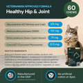 VetriScience Veterinary Strength Healthy Hip & Joint, Chicken, 60 Chews