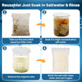 RAINFLOW 3PCS Aquarium Organic Filter Resin - Tannin Remover Media Bags