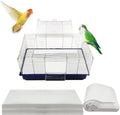 Buryeah 200 Pcs Bird Cage Papers Liner Disposable Non Woven Parrot Bird Pad, Precut Absorbent Bird Paper, Pet Cages Cush