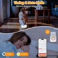 YisTech WiFi Dog Door Bell for Potty Training to Go Outside, Smart Doggie Door Bell for Dog, Wireless Doggy Doorbell with Phone App