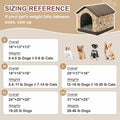 Dog House Indoor, L Size Indoor Dog House for Medium Dog