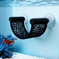 Betta Fish Hammock, White Floating Resting Leaf with Suction Cup - Aquarium Perch Ledge for Bettas, Shrimp, and Nano Fis