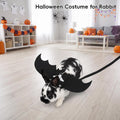Halloween Harness Leash Costume Rabbit Bat Wings Apparel for Rabbits, Puppies, and Small Cats