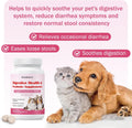 Anti-Diarrheal Support for Dogs & Cats Probiotics 250 Chewable Tablets, Helps Relieve Occasional Diarrhea in Cats Dogs, Situational Diarrhea Relief with Kaolin, Contains Beneficial Probiotic Bacteria