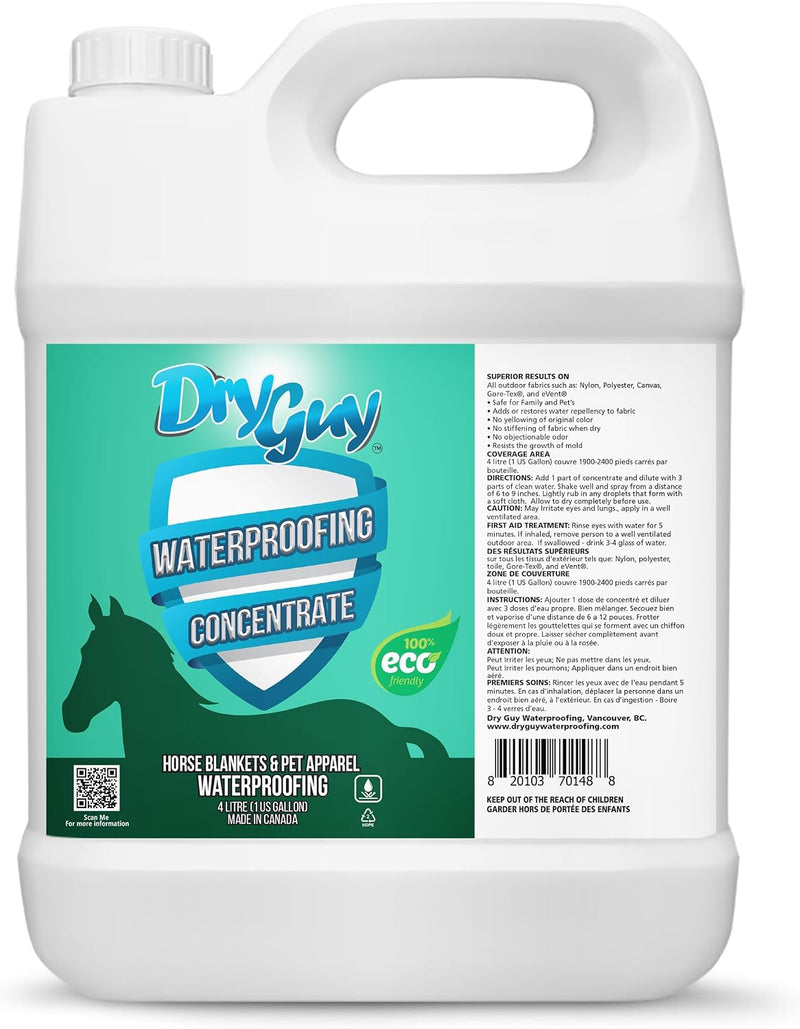 Horse Blanket & Pet Apparel Waterproofing Concentrate 1 Gallon