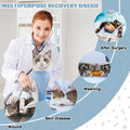 DoggieKit Cat Surgery Recovery Suit, Kitten Anti Licking Onesie for Female Spay Male Neuter, Soft Breathable Surgical Bodysuit, Post Operative Shirt for Abdominal Wound E-Collar & Cone Alternative