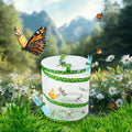 Butterfly Growing Kit- Pop Up Foldable Butterfly Habitat Cage -7.8" x 11" Tall - Clear Mesh Enclosure Terrarium