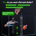 Adjustable Acrylic Aquarium Divider Set - Universal Fish Tank Separator for Multi-Purpose Fish Isolation (2 Sizes Option