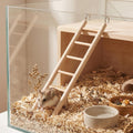 2 Pcs Bird Ladder, Wooden Bird Cage Ladder Birds Cage Accessories