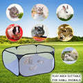 Small Animals Tent, Breathable Transparent Pet Playpen Pop Open Outdoor/Indoor Exercise Fence, Portable Yard Fence for G