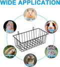 4 Pcs Rabbit Hay Feeder, Metal Rabbit Hay Rack with Hooks