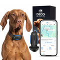 DBDD AI GPS Tracker for Dogs (30lbs+) - Real-Time Location & AI Health Assistant, Electronic Fence Collar for Escape Artists, Waterproof Dog GPS Tracker for Medium Large Dogs, iOS Android