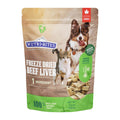 Nutri Bites Freeze Dried Beef Liver Dog & Cat Treats, Single Ingredient High Protein Pet Treats, 17.6 oz
