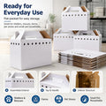 HiBi 12 Pack Small Animal Cardboard Carriers, 11 x 6 x 8 in, White