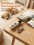 Quiet Electric Pet Nail Grinder with 2 Speeds for Dogs Cats