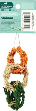 Oxbow Twisty Rings, Rabbit & Guinea Pig Toys, Bunny Enrichment Toys