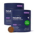 PetLab Co. Probiotics for Dogs, Support Gut Health, Occasional Diarrhea, Digestive Health & Seasonal Allergies - Pork Flavor - 30 Soft Chews - Packaging May Vary (Value 2-Pack)