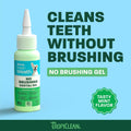 TropiClean Clean Teeth Gel for Dogs | Dog Dental Care | Dog Toothpaste | Breath Freshener | Easy Teeth Cleaning | Made in the USA | 2 oz