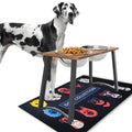 TIDANT Elevated Dog Bowls for X-Large Dogs with Spill Proof Mat 2 X-Large 3000ML(13CUPS) Stainless Steel Dog Bowls, 16.5" Tall Raised Dog Bowl Stand,Dog Food & Water Bowls for Large, Extra Large Dogs