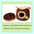 Guinea Pig Hideout Hamster Cage Accessories,Stump Style Soft Washable Hedgehog,Ferret,Rat Hammock for Cage,Chinchilla,Fe