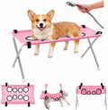 Dog Grooming Hammock Stand, Foldable Dog Bath Holder Sling Shower Chair