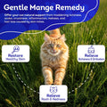 HA4E - Mange Relief for Cats - Treatment for Itchiness, Scabs, & Hair Loss Caused by Mites - All-Natural, Homeopathic, Non-GMO, Organic, Gluten, Preservative & Chemical Free - 300 Tablets