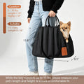 Pet Purse Carrier Tote Bag Stylish Soft-Sided Dog Travel Bag