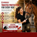 Ivermectin Horse Paste 1.87% – Apple Flavored Oral Horse – 6.08g Tube Treats Horses Up to 1,250 lbs [Pack-3]