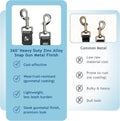 Kruz Double Dog Leash for Two Dogs (Width - 1”, Length 20”-42”) Dual Leash Coupler with Tangle-Free Swivel, Shock-Absorb