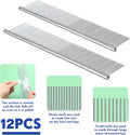 Lallisa 12 Pcs Stainless Steel Dog & Cat Comb, Metal Grooming Tool for Removing Knots, Long and Short Haired Pets Including Dogs, Cats & Others, 7.48 Inch