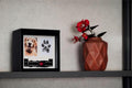 OtterPets Dog Urn for Ashes, 4 Customizable Displays with Paw Print Ink Kit and Flannel Bag, Pet Urns for Dogs Ashes, Pet Cremation Box, Cat Urn for Ashes, Dog Ashes Keepsake (Black)