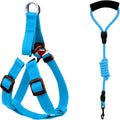 Mini Pig Harness, Adjustable Small Pig Harness with Leash Infinity Style Lead and Soft Foam Handle for Small to Medium P