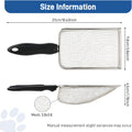 Stainless Steel Metal Cat Litter Scoop with 3.8mm Mesh, Sticky Hang Hook