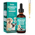 Flea & Tick Support for Dogs and Cats, Supports Healthy Skin Coat & Digestion, Herbal Ingredients Suit for All Breeds and Sizes -Vanilla-2 FL Oz