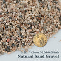 Silica Gravel, Multi-Purpose Mixed Silica Sand for Fire Pits, Aquariums and Landscaping, 5LB Medium
