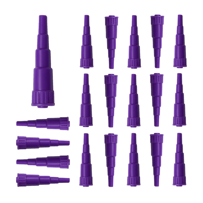 Ximter ENFit Compatible Transition Connector, 20 Pack Syringe Adapter for Animal Enteral Feeding