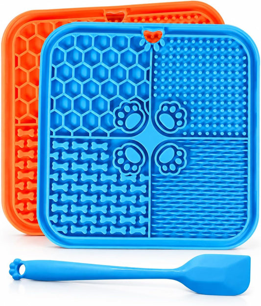 Lick Mat for Dogs, Slow Feeder with Suction Cups for Dog Anxiety Relief