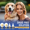 Dog Calming Pheromones Diffuser 6 in 1 Kit Appeasing Pheromone Diffuser to Calm (2 Plug in+4 x48ml Refill) for Anxiety R