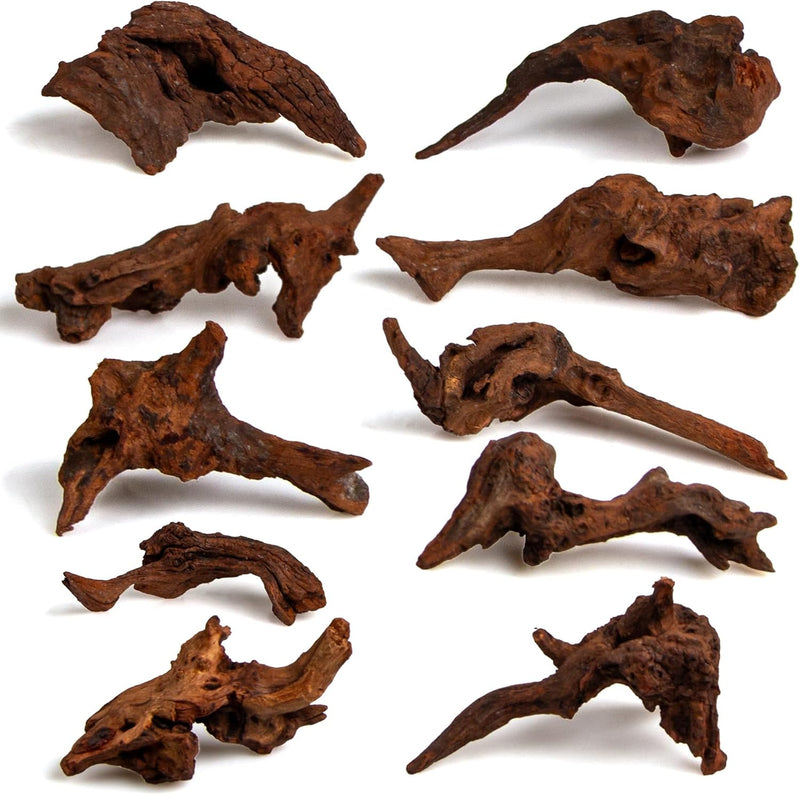 emours Natural Driftwood Small Aquarium Driftwood, 4-6