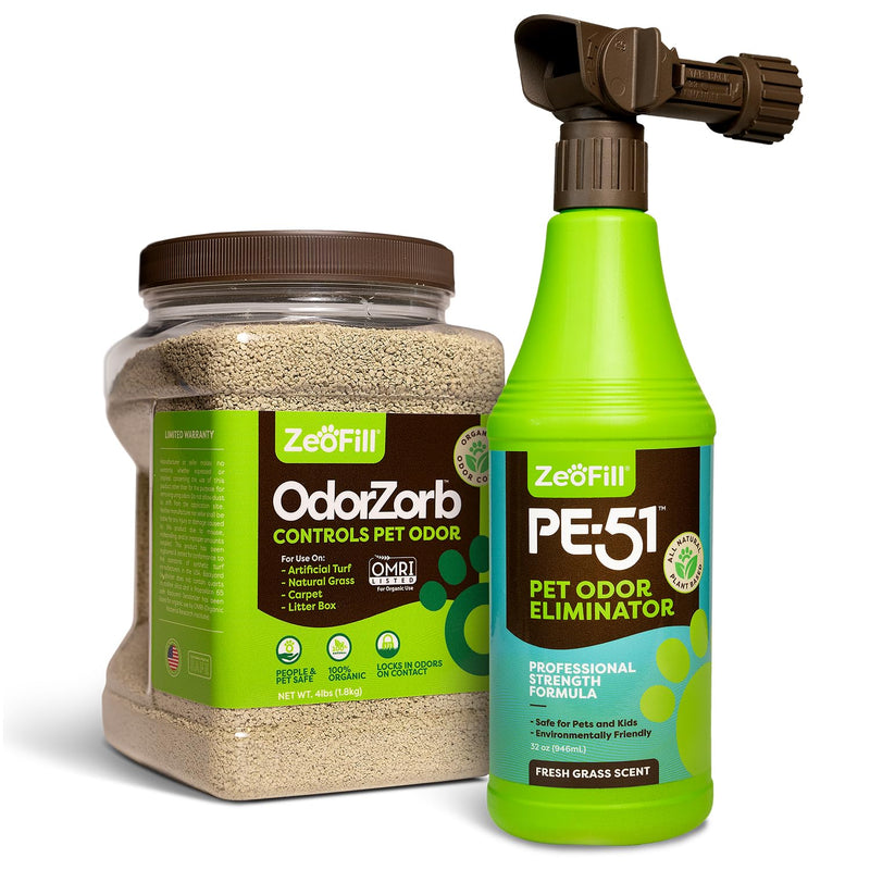 Zeofill Starter Pack - Backyard Deodorizer – Pet Urine Odor Eliminator - Outdoor Use – Eliminator & Deodorizer